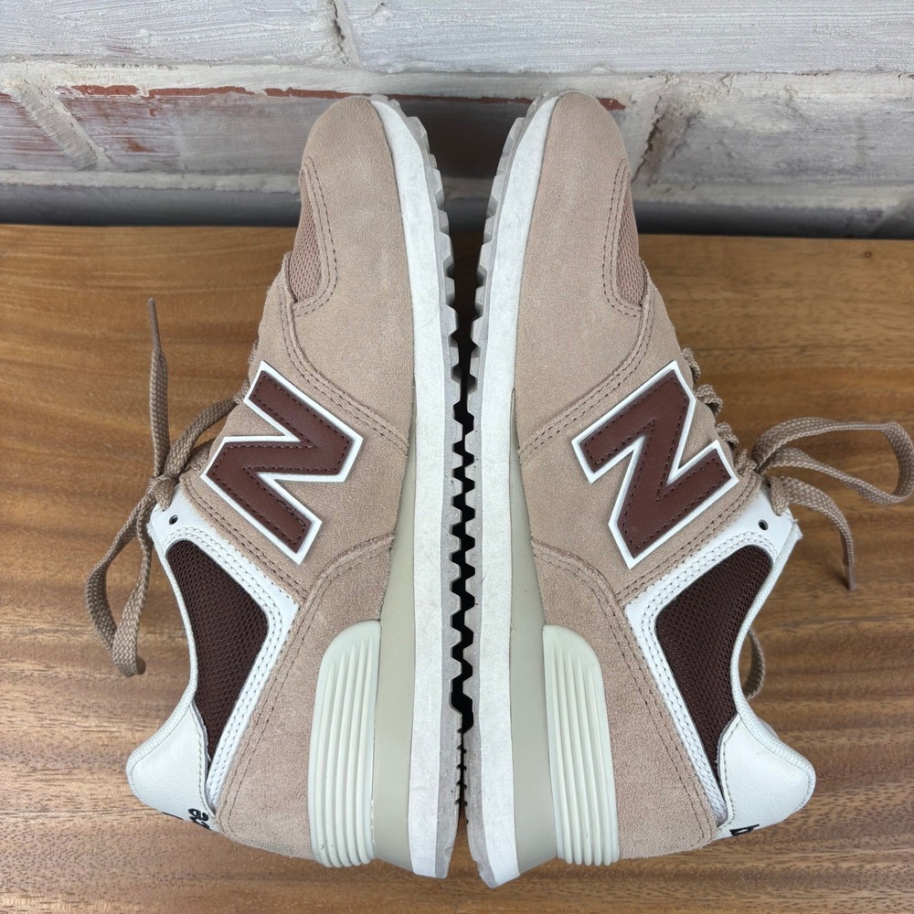 New Balance 574 Suede Sneakers Size 7 Beige Brown ENCAP Athleisure Gorpcore - Picture 6 of 10